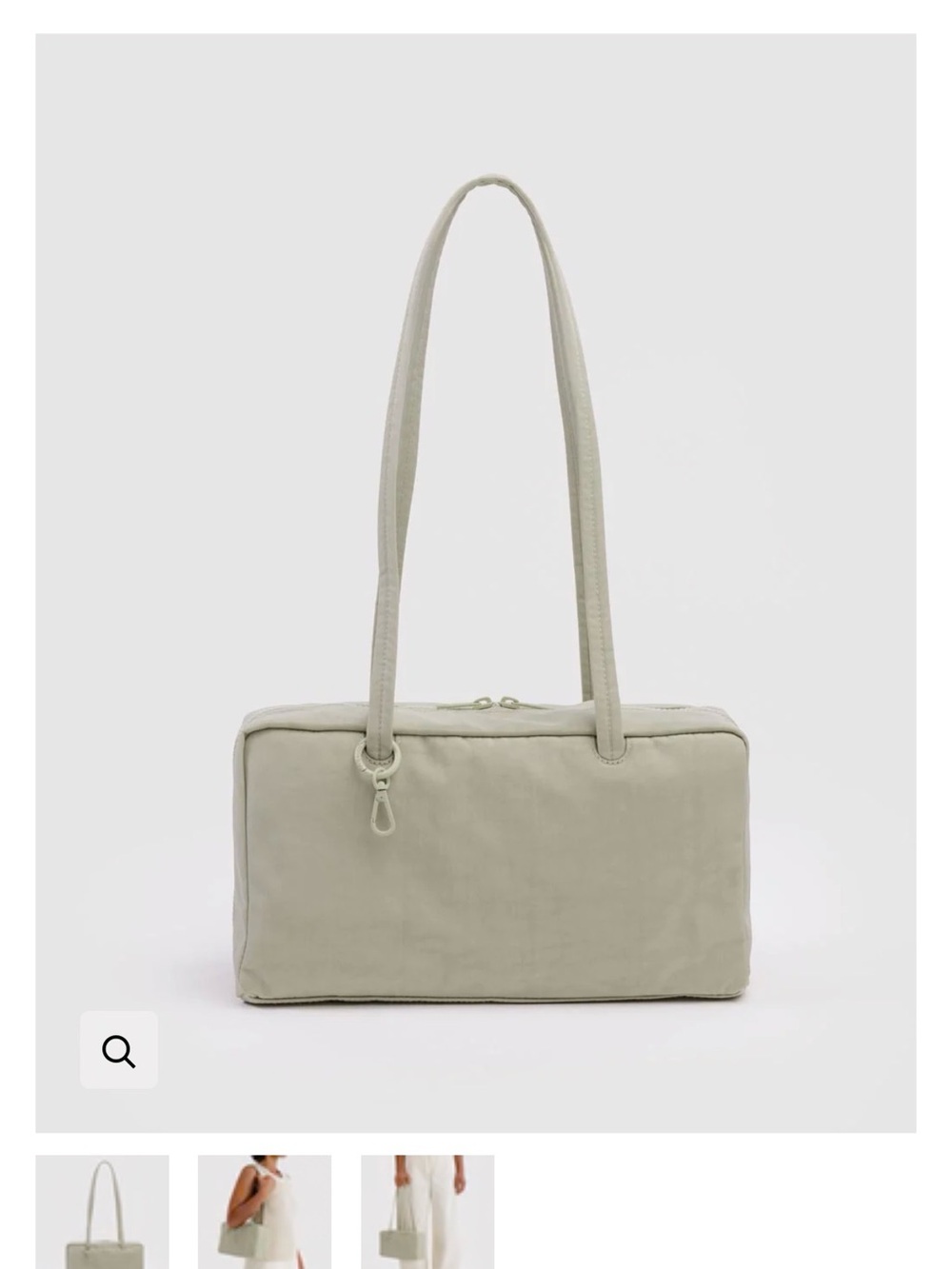 Baggu Regular Bowler Bag - Celadon light green